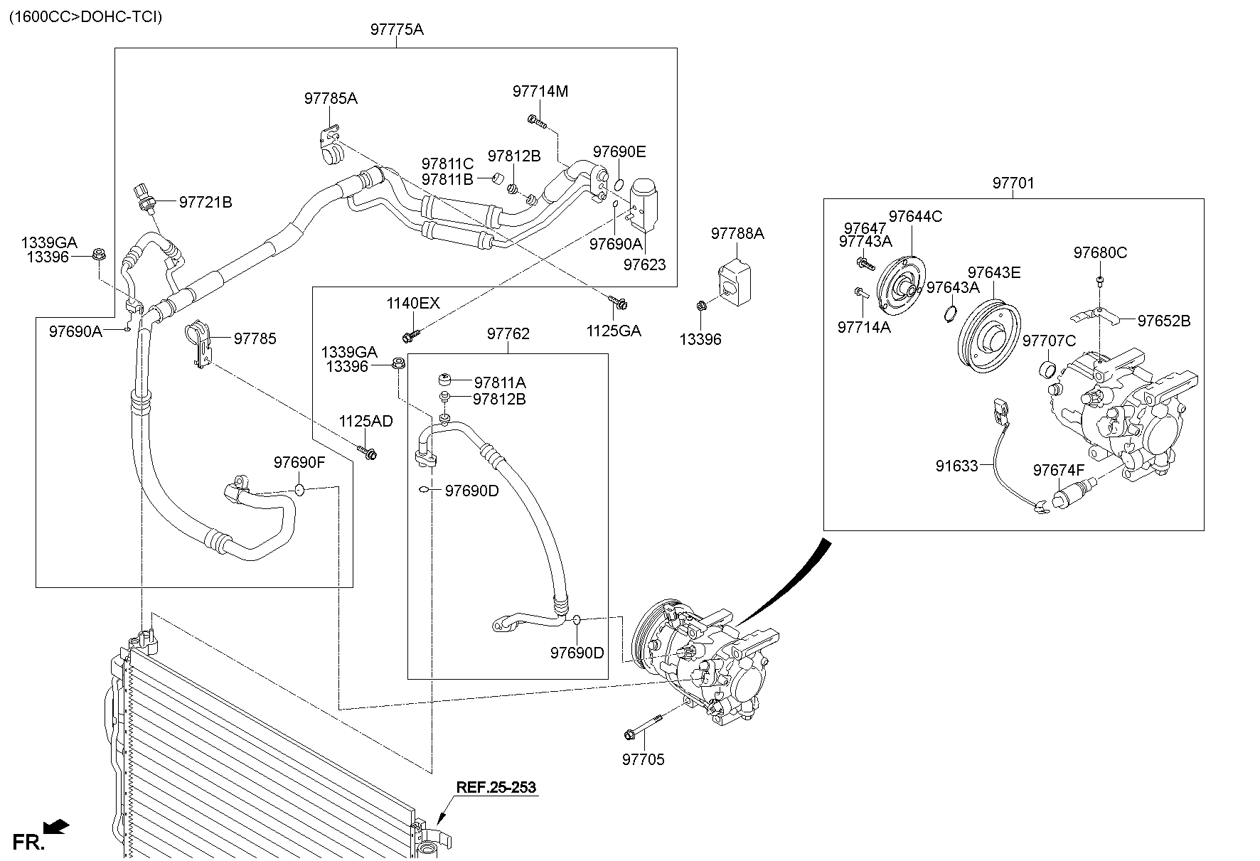 Aircon System Cooler Line