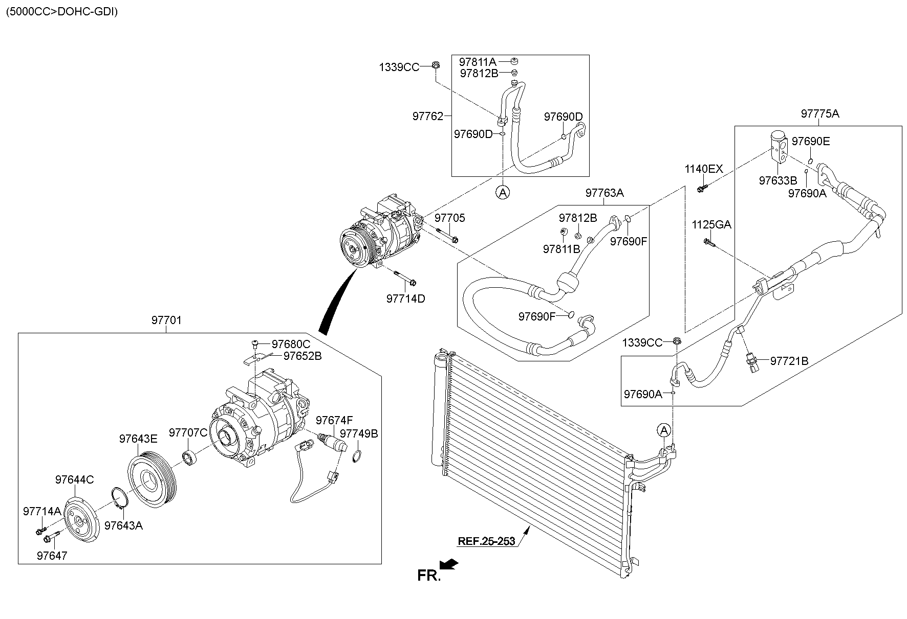 Aircon System Cooler Line