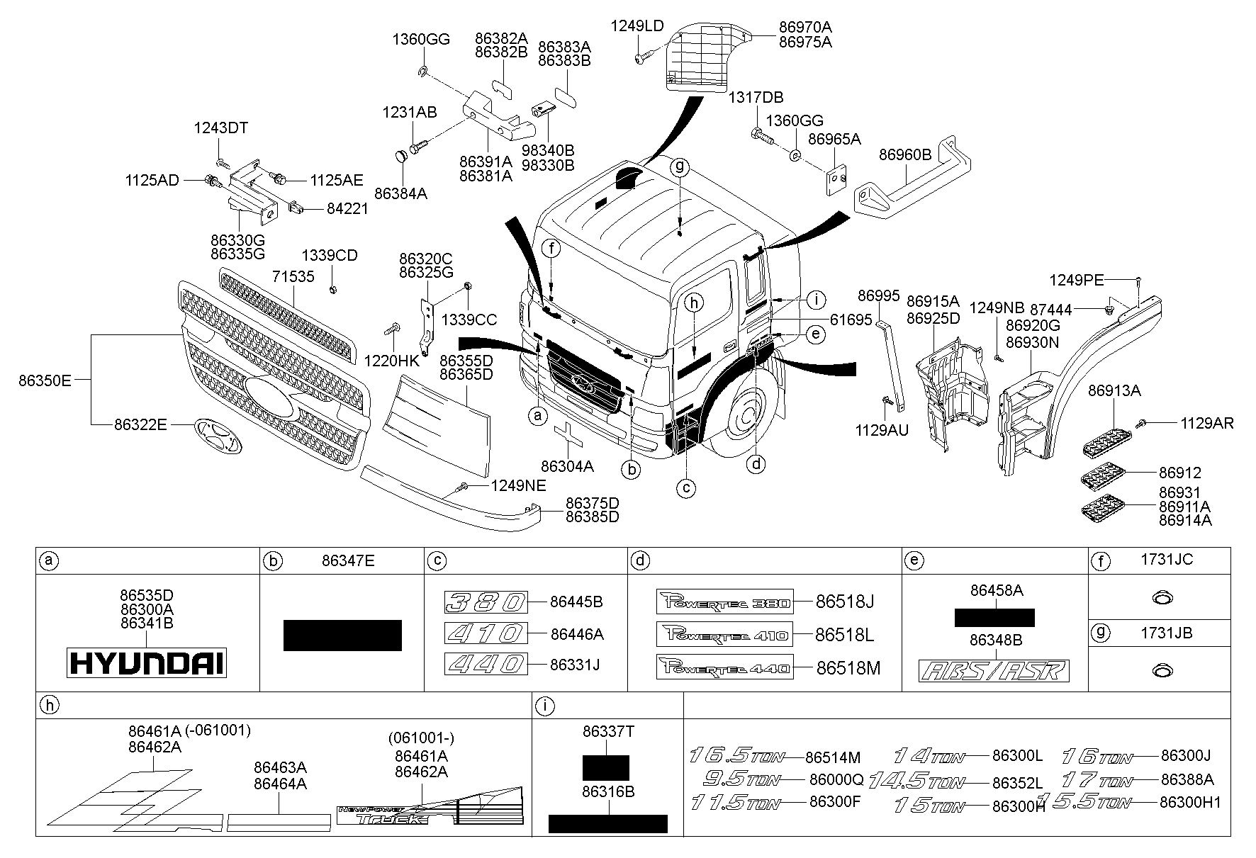 Front End Trim & Emblem