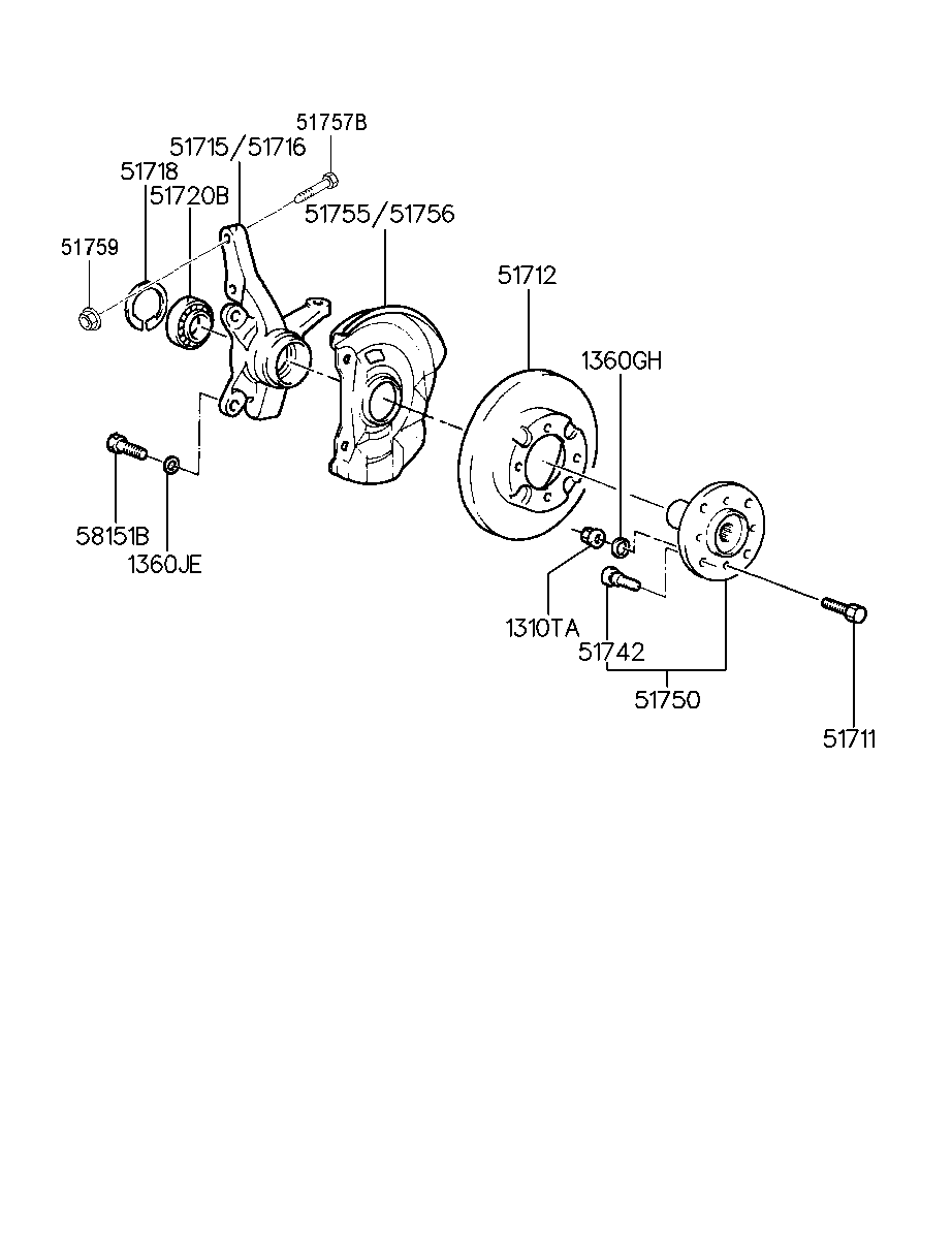 Front Axle Hub
