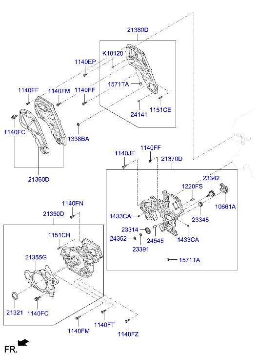 Front Case Oil Filter