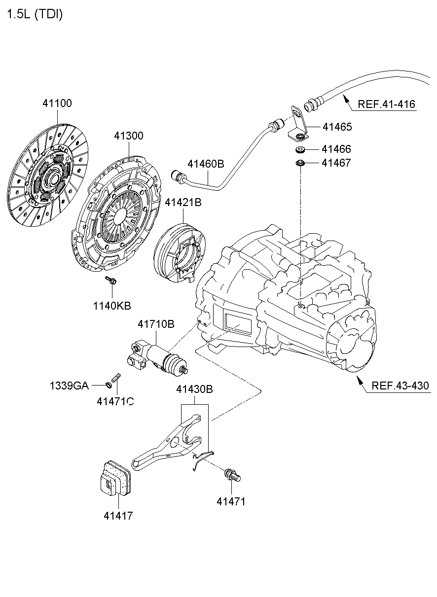 Clutch & Release Fork