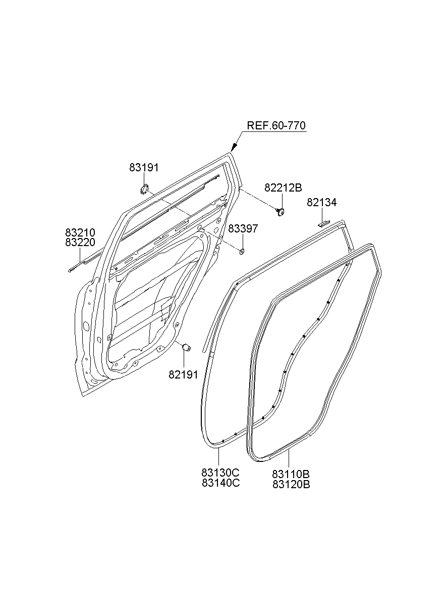 Rear Door Moulding