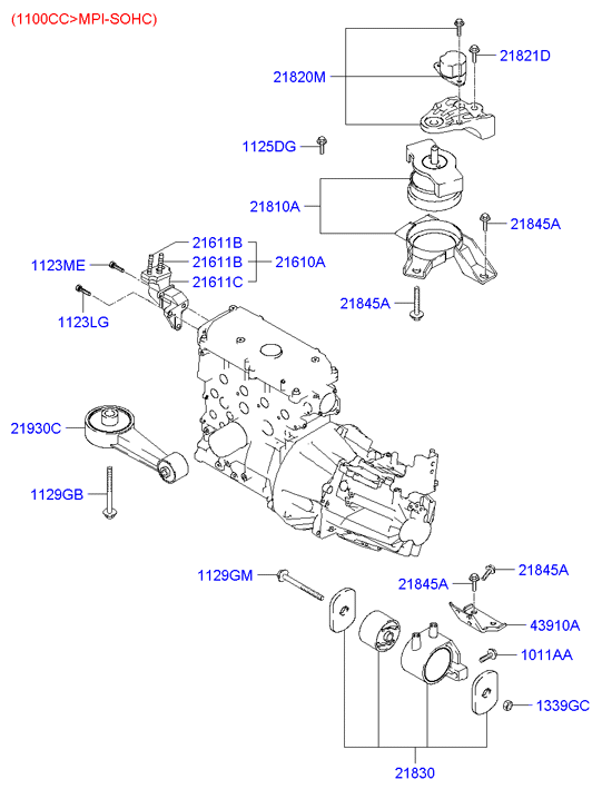 Engine Transaxle Mounting