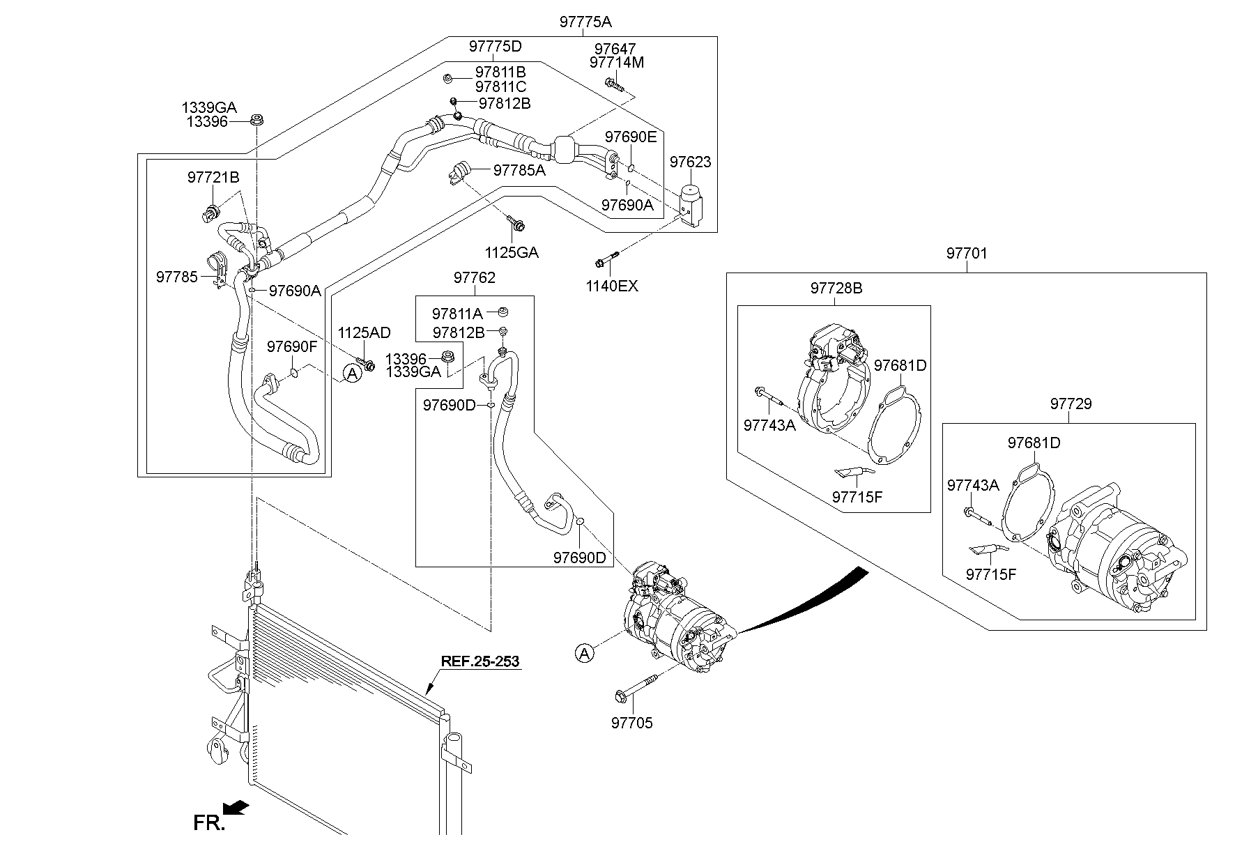 Aircon System Cooler Line