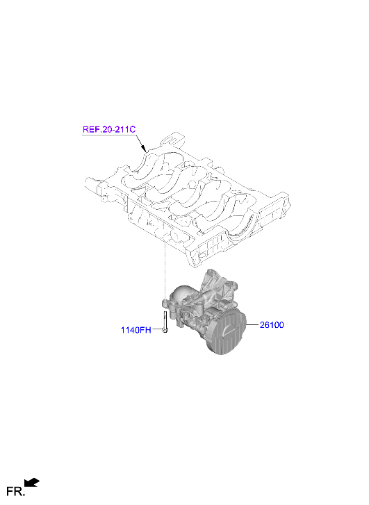 Front Case Oil Filter