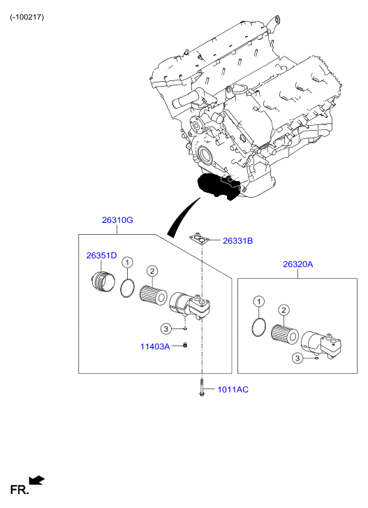 Front Case Oil Filter