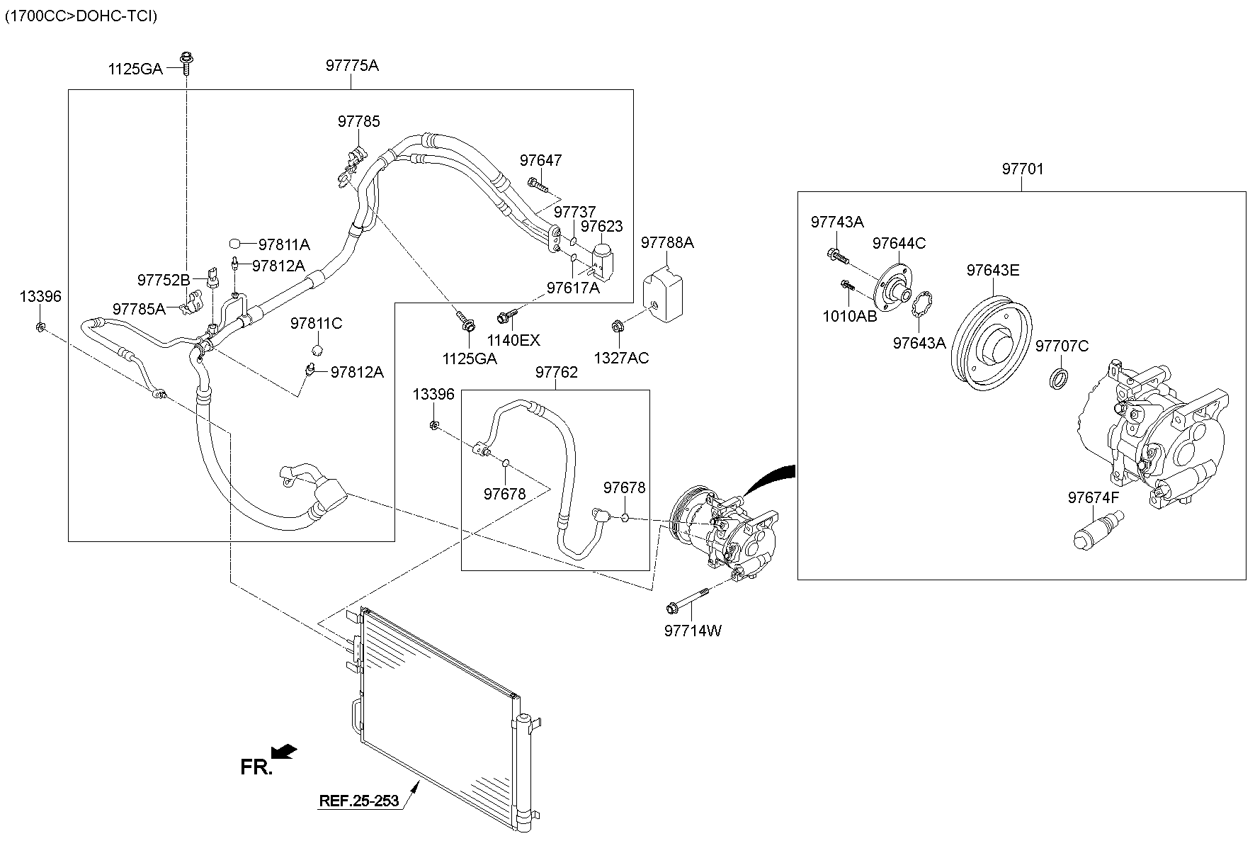Aircon System Cooler Line