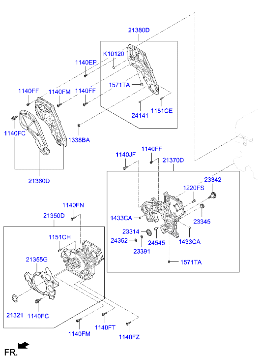 Front Case Oil Filter