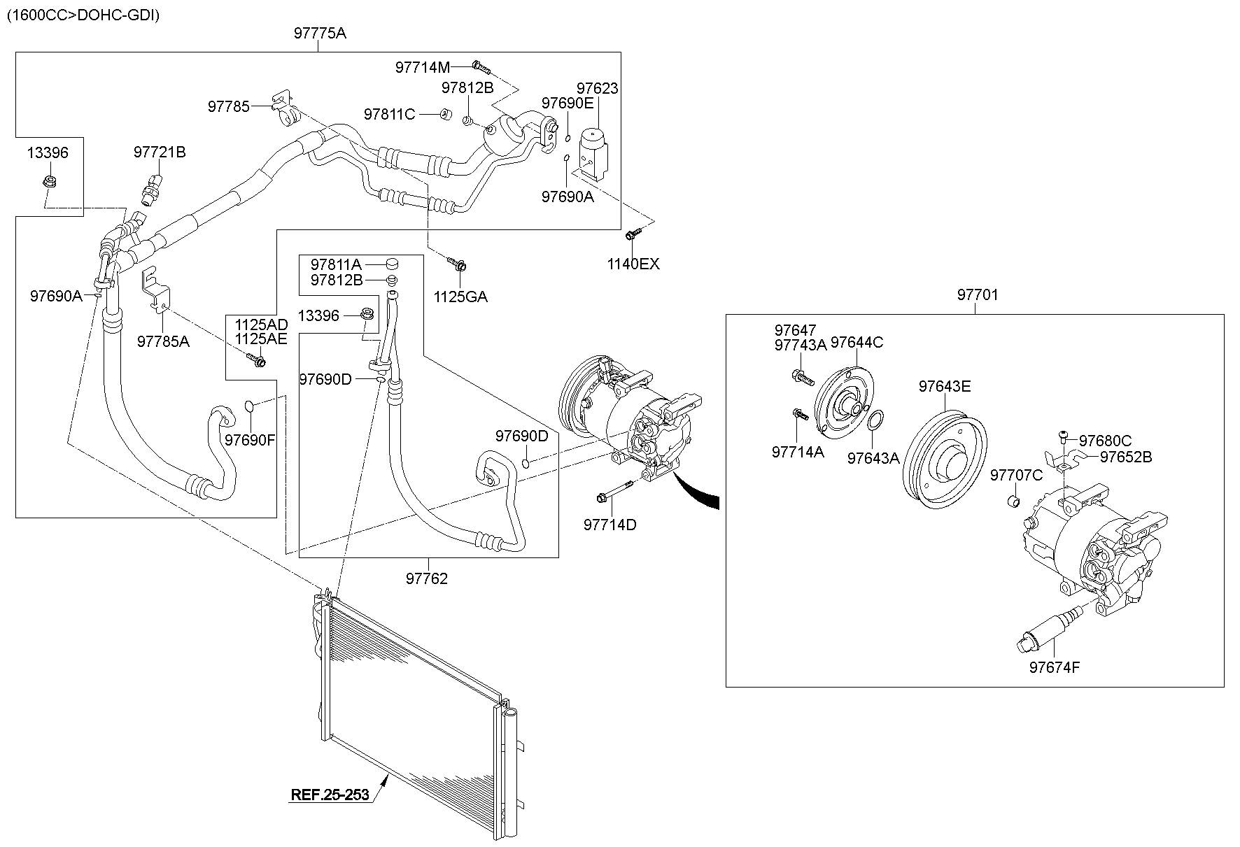 Aircon System Cooler Line