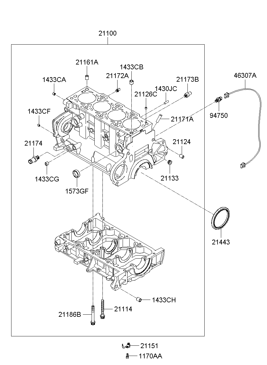 Cylinder Block & Oil Pan