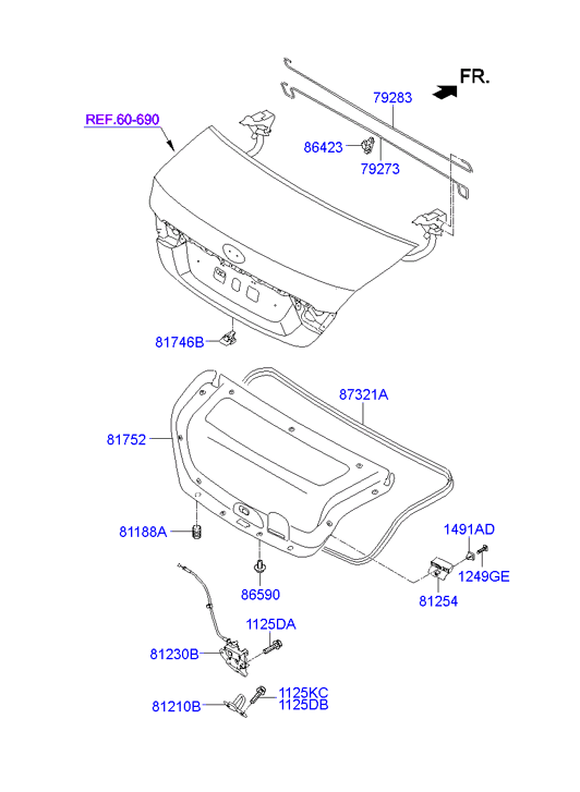 Trunk Lid Trim