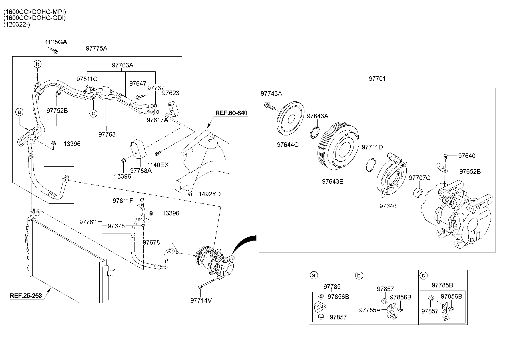 Aircon System Cooler Line
