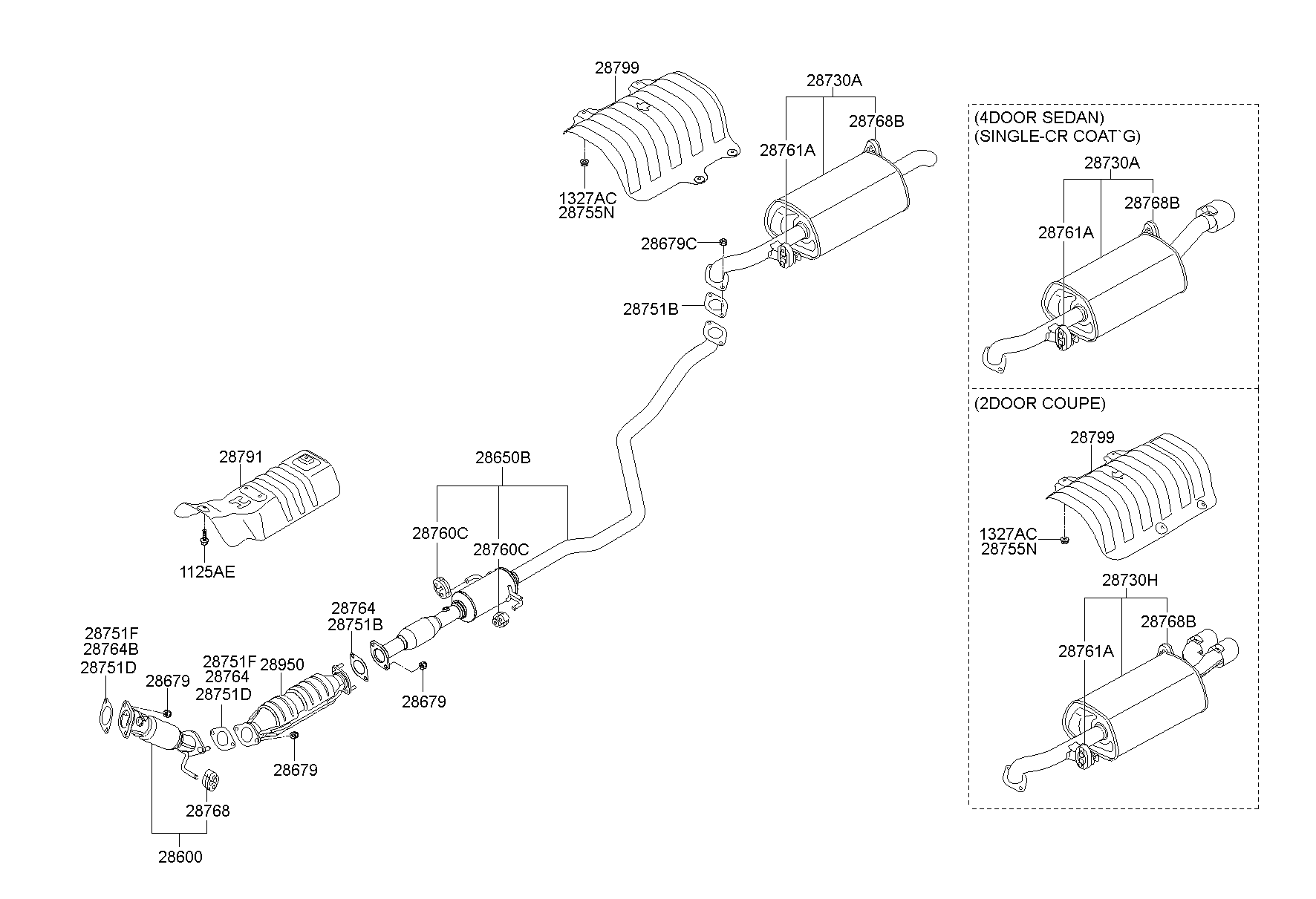 Muffler, Exhaust Pipe