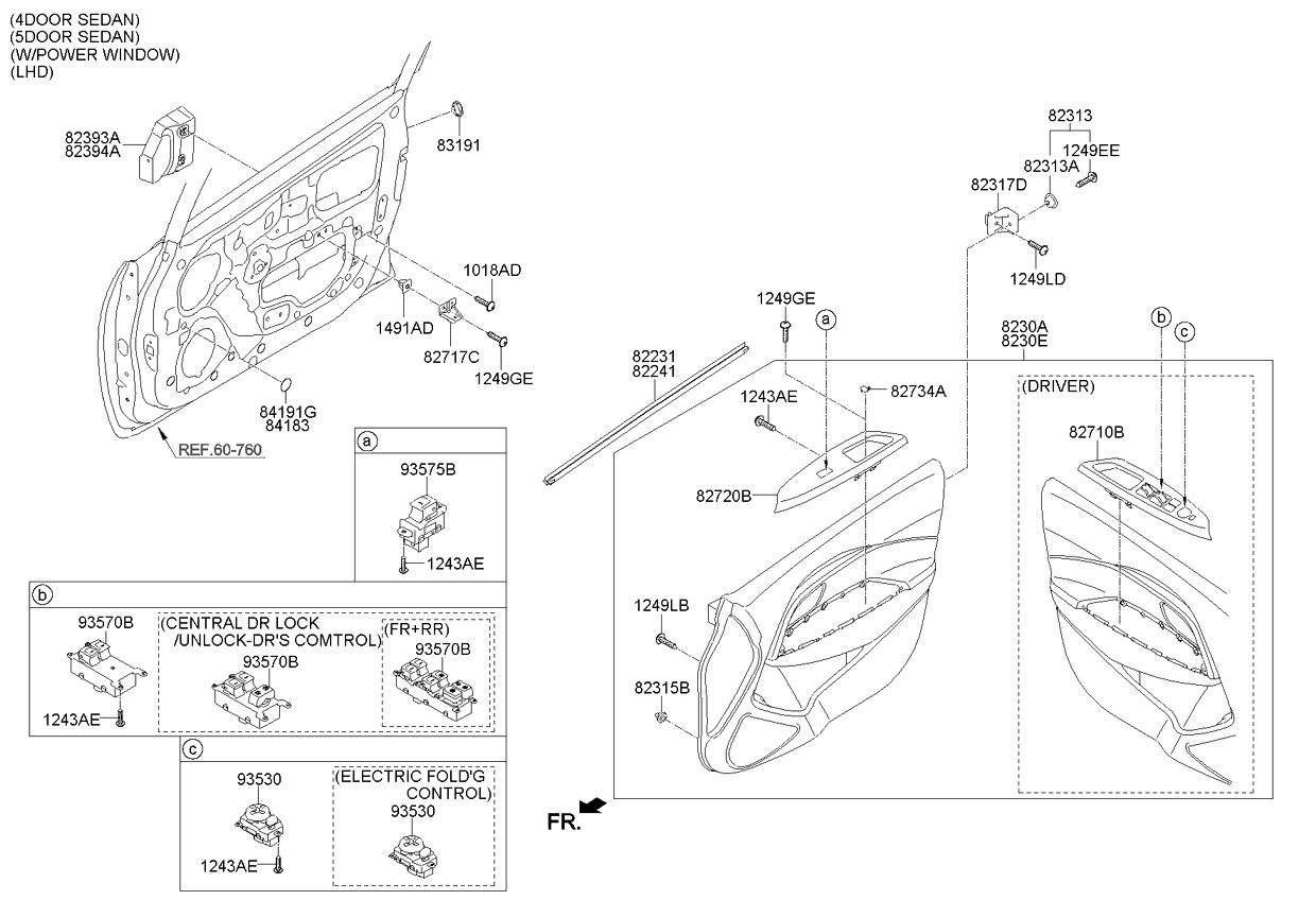 Adorno de puerta delantera