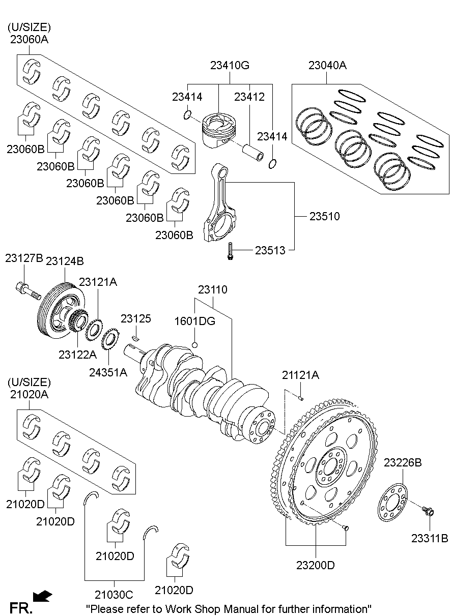 Cigüeñal y pistón