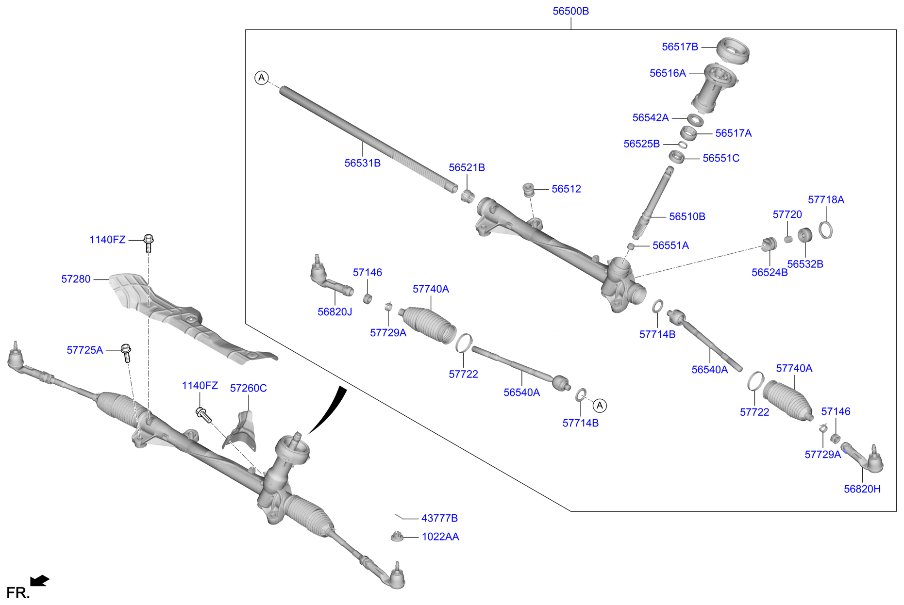 Power Steering Gear Box