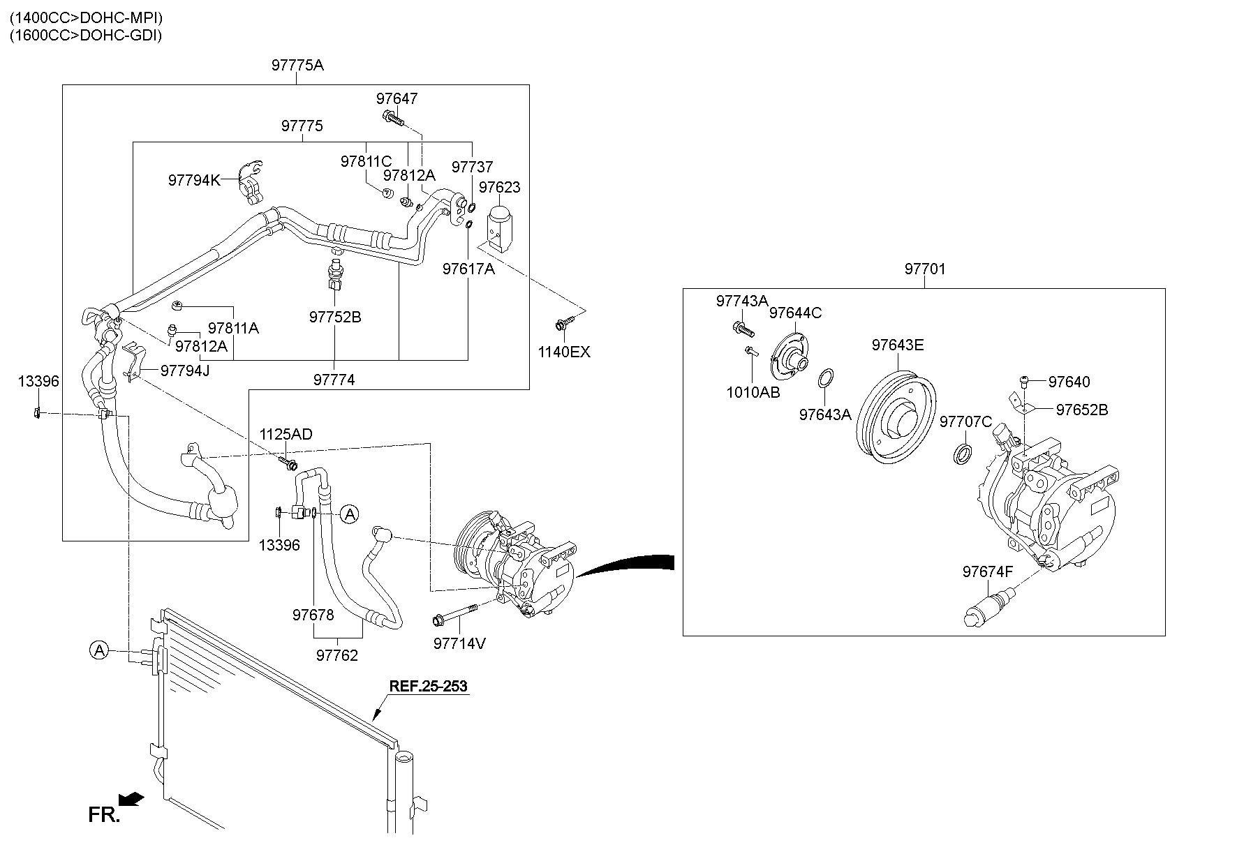 Aircon System Cooler Line