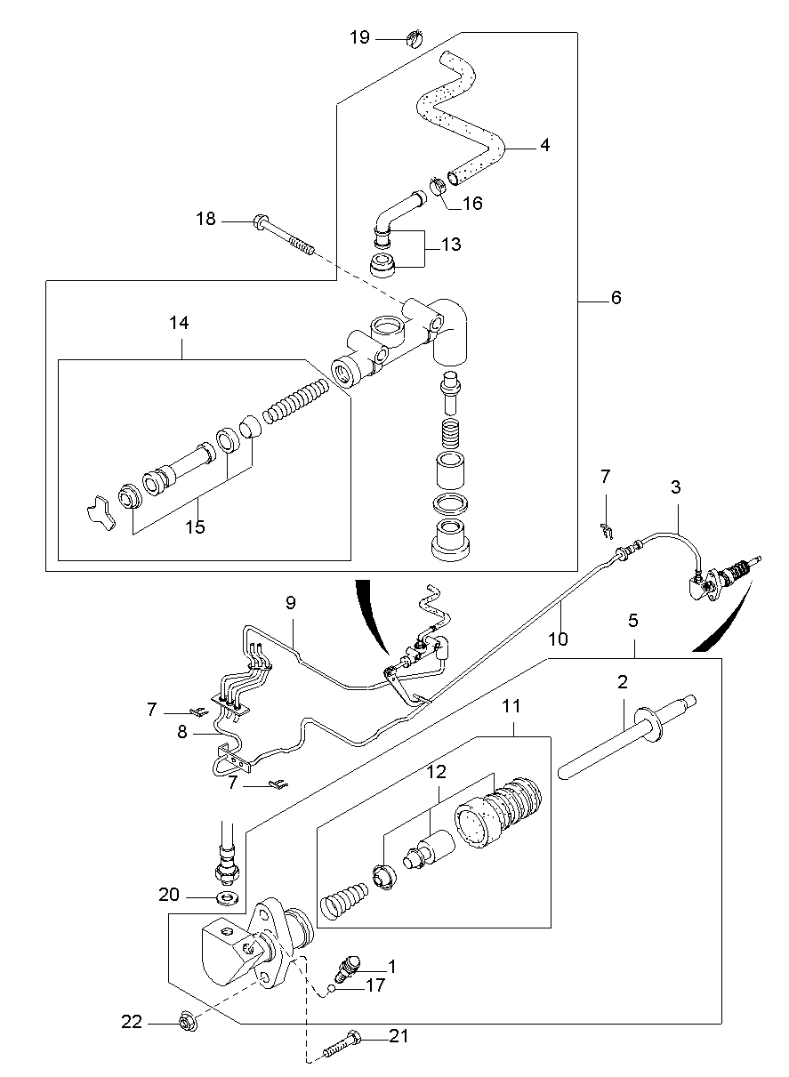 Clutch Release Master Cylinder
