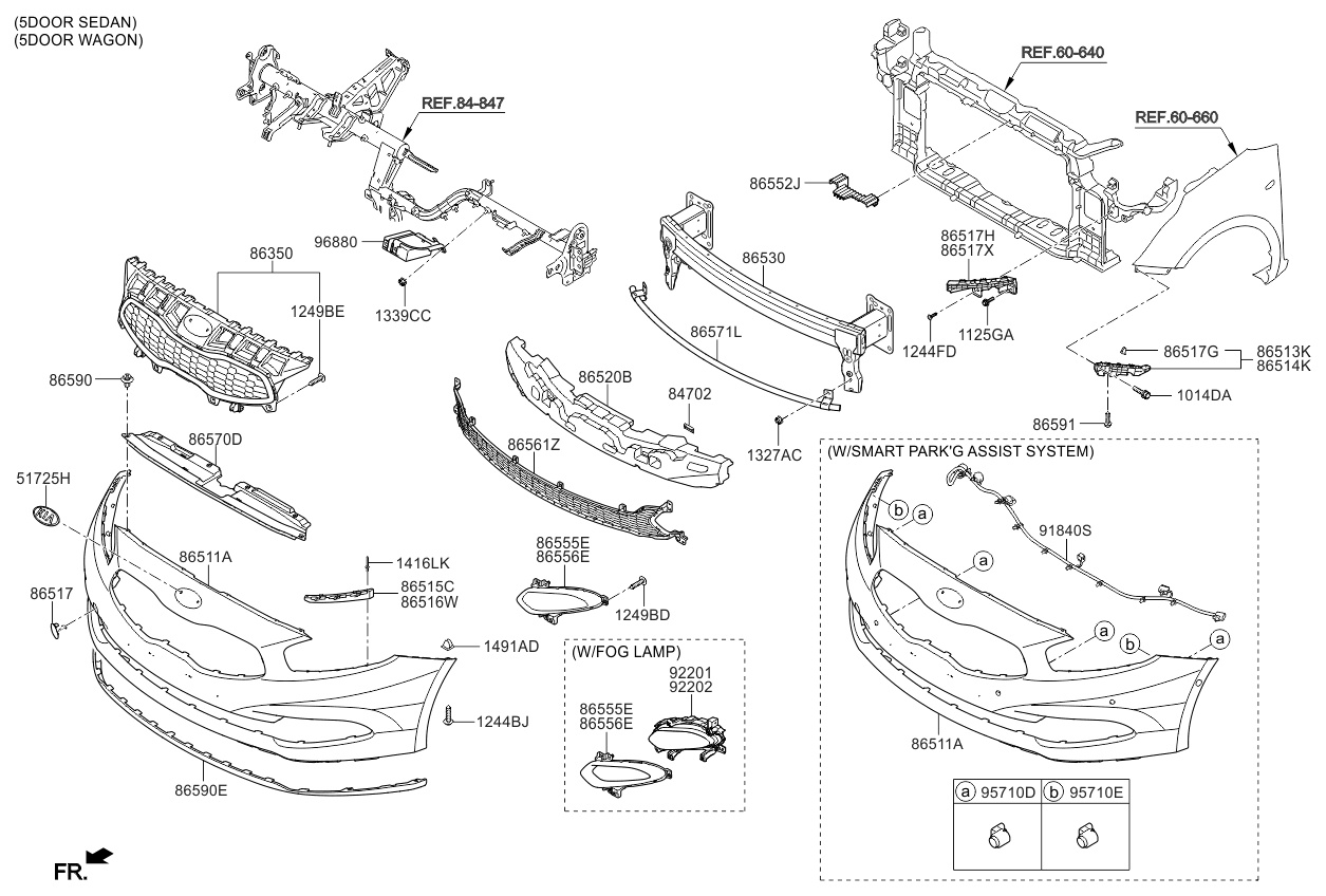Parachoques delantero