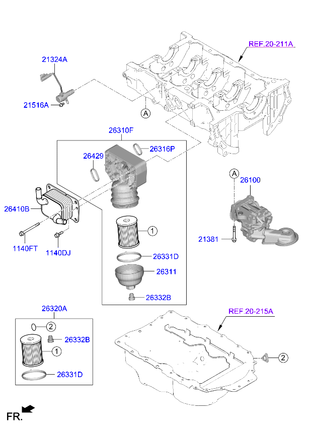 Front Case Oil Filter