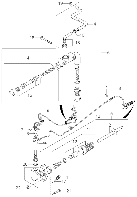 Clutch Release Master Cylinder