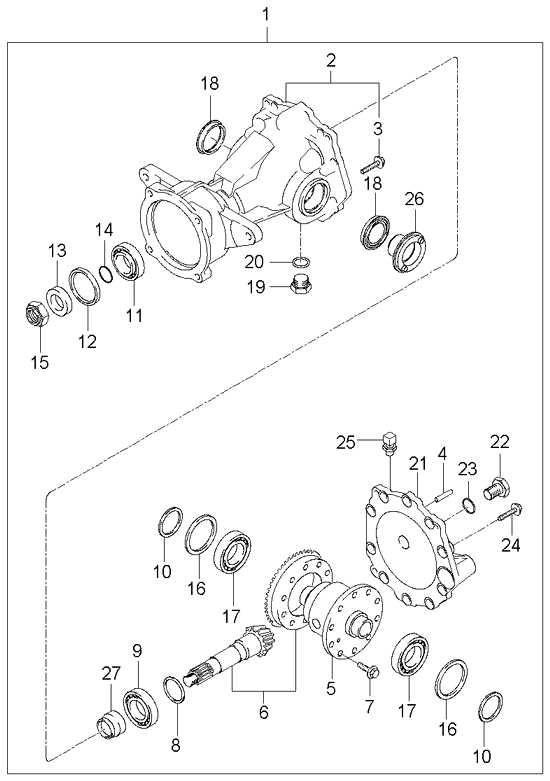 Rear Differential Carrier