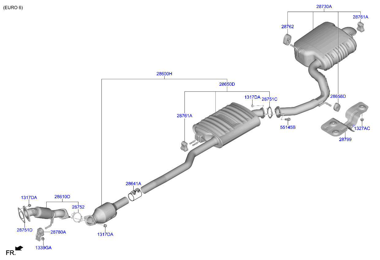 Muffler, Exhaust Pipe
