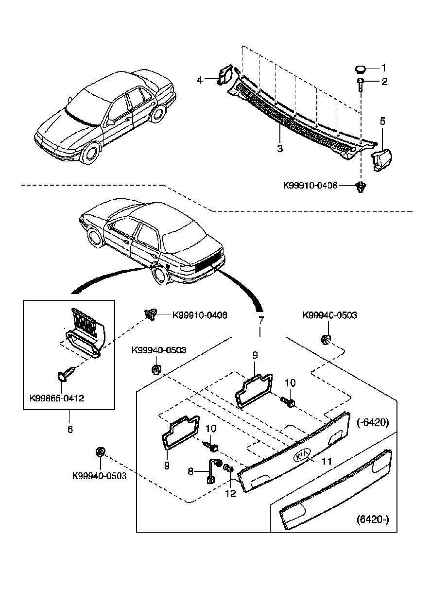 Cowl & Extractor Grille