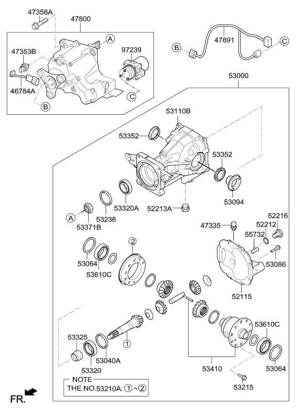 Rear Differential Carrier