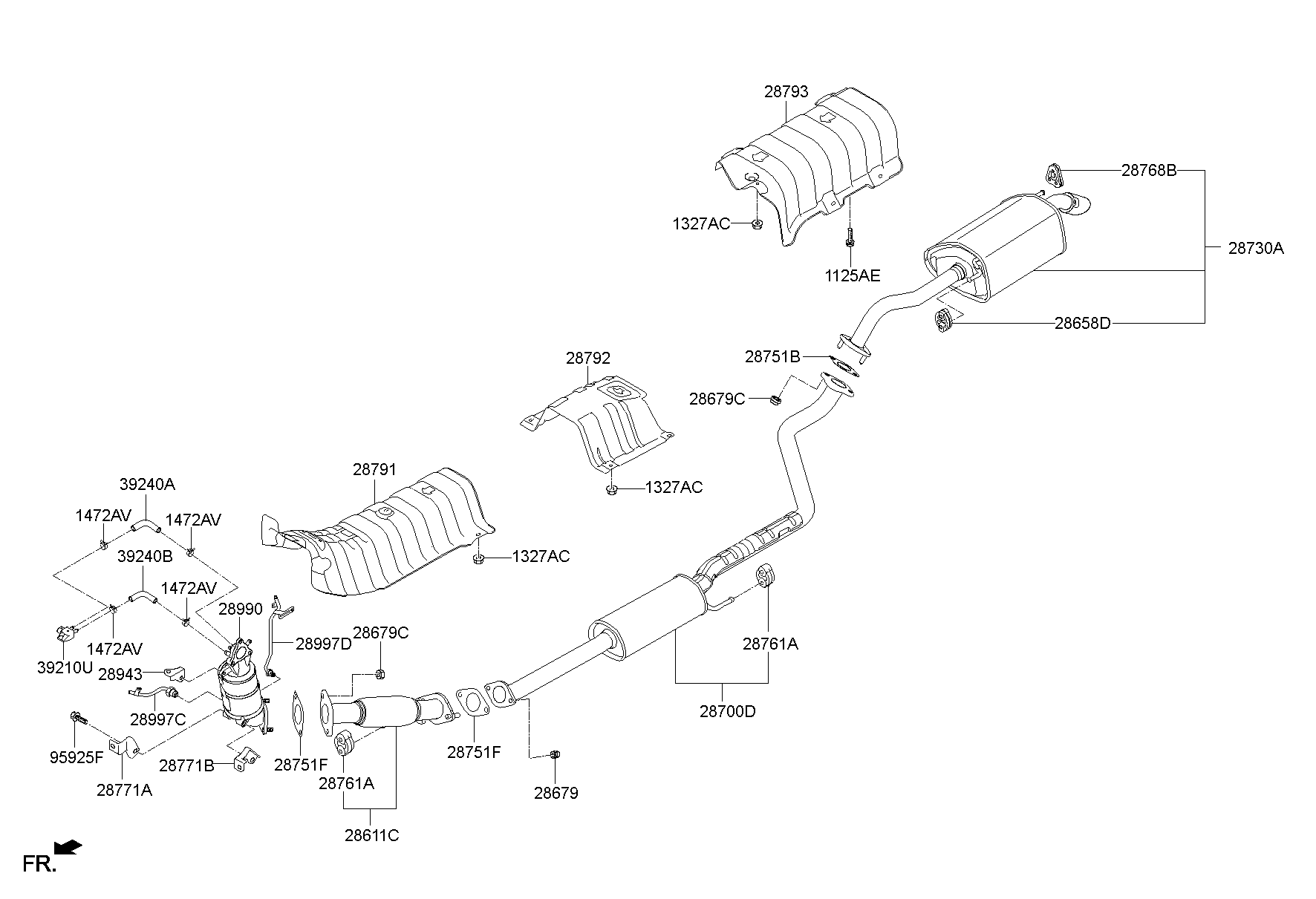 Muffler, Exhaust Pipe