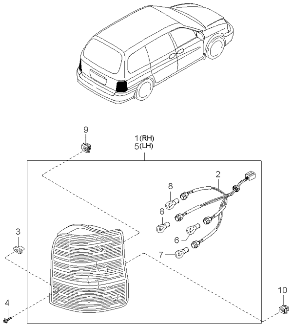 Rear Combination Lamps