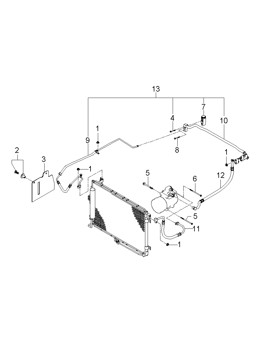 Air Conditioning Cooler Line
