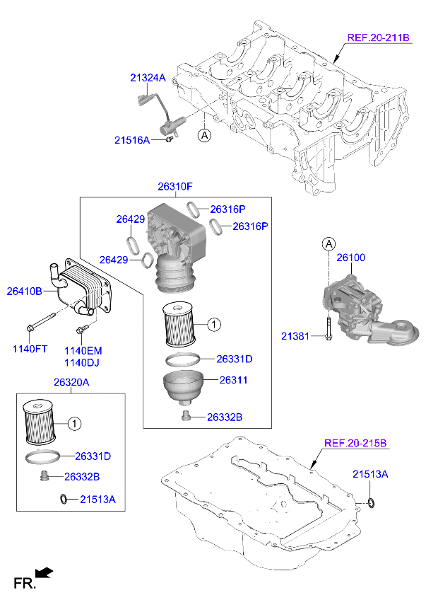 Front Case Oil Filter