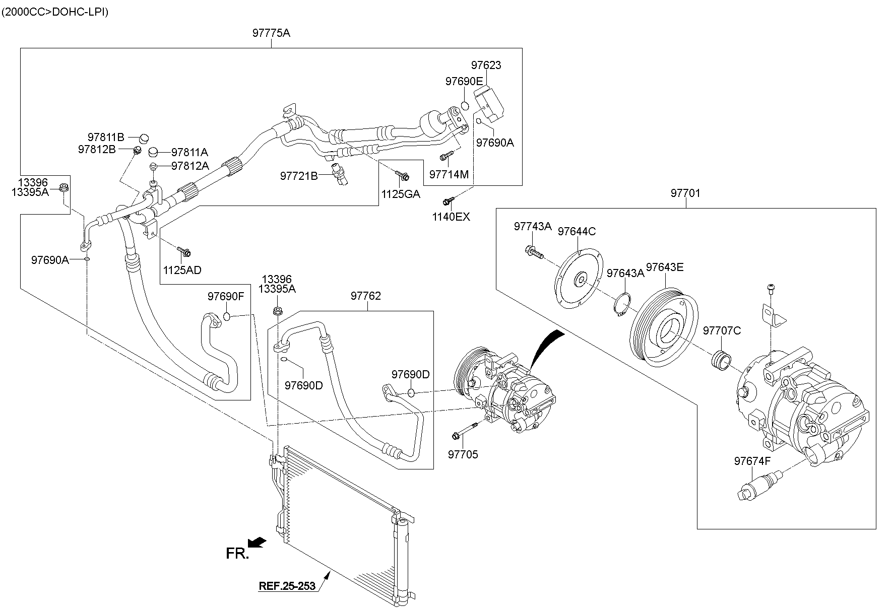 Aircon System Cooler Line