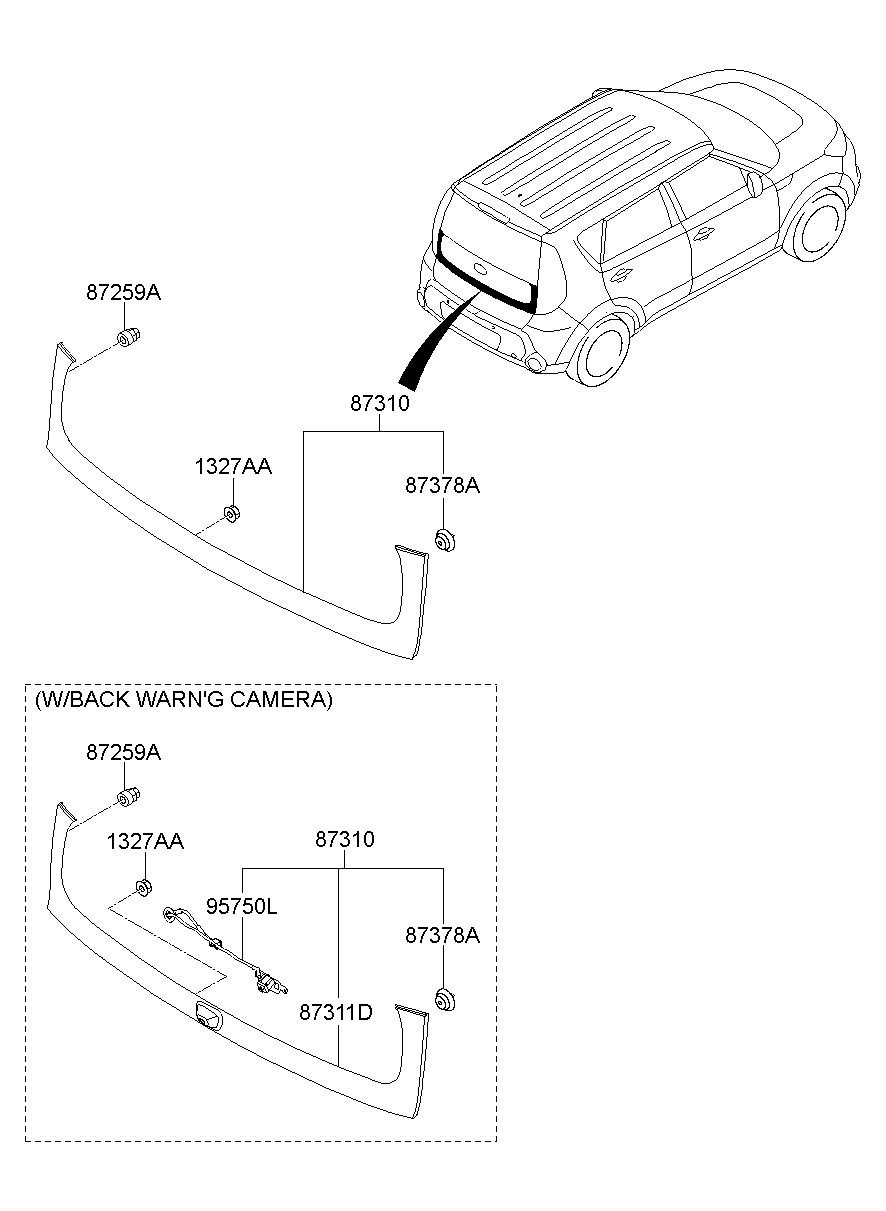 Back Panel Moulding