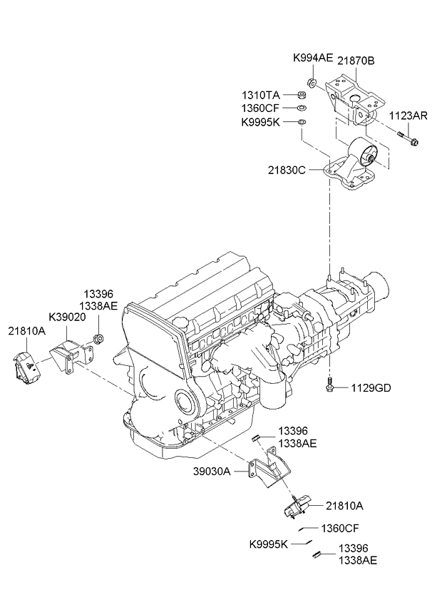 Engine Transaxle Mounting