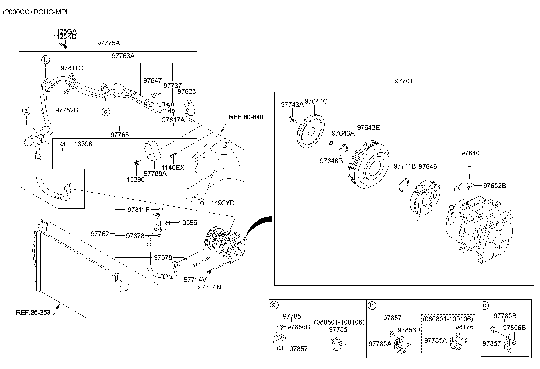 Aircon System Cooler Line