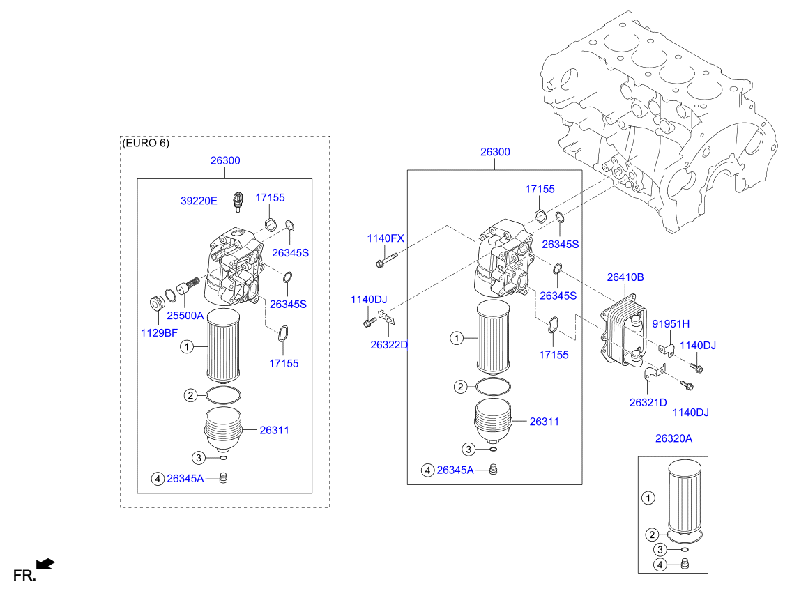 Front Case Oil Filter