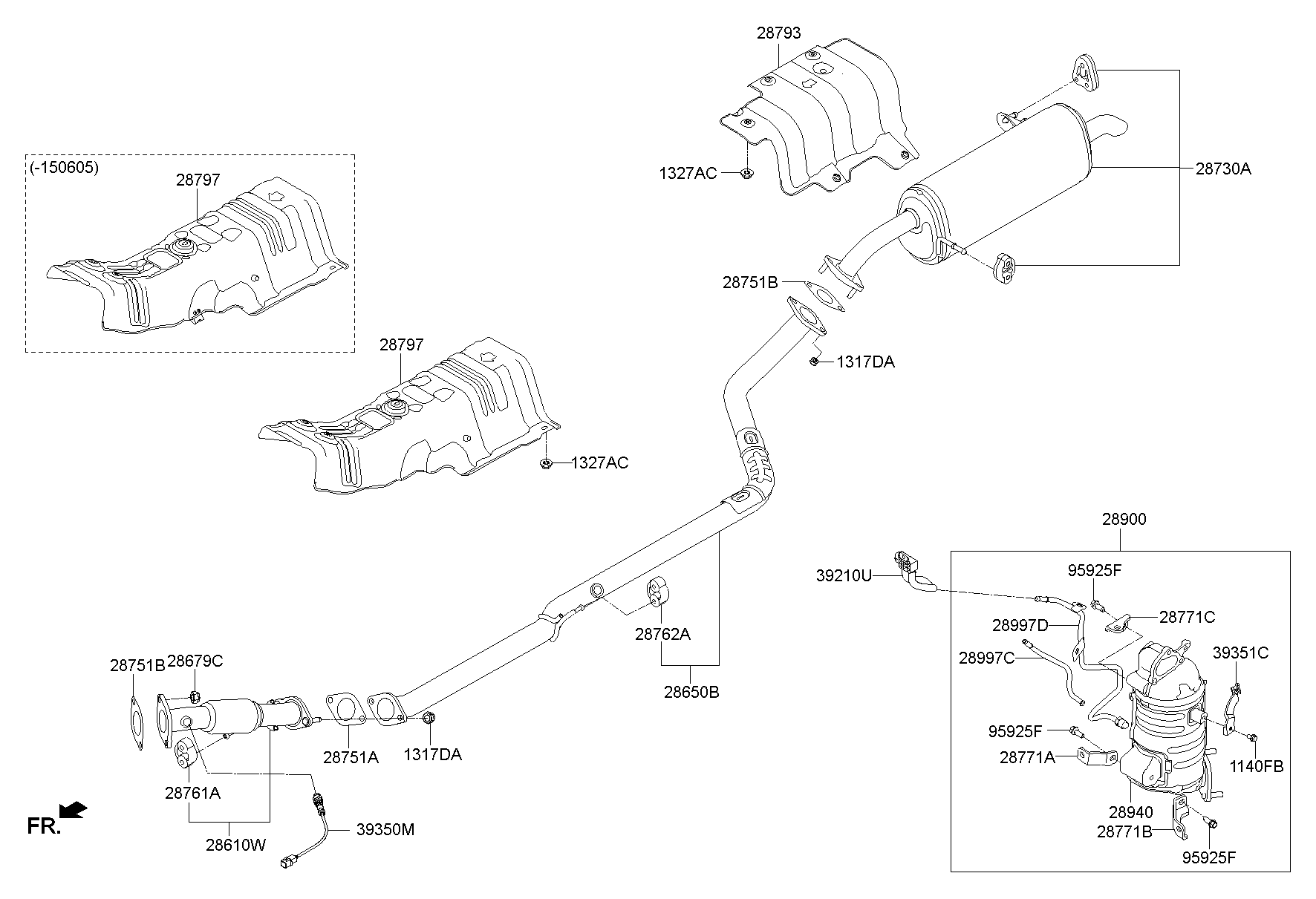 Muffler, Exhaust Pipe