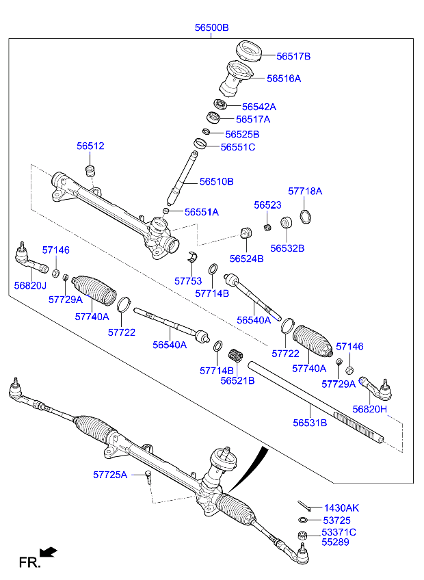 Power Steering Gear Box