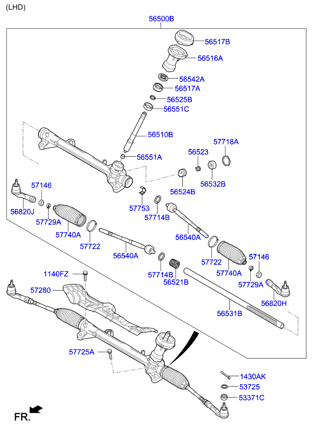 Power Steering Gear Box