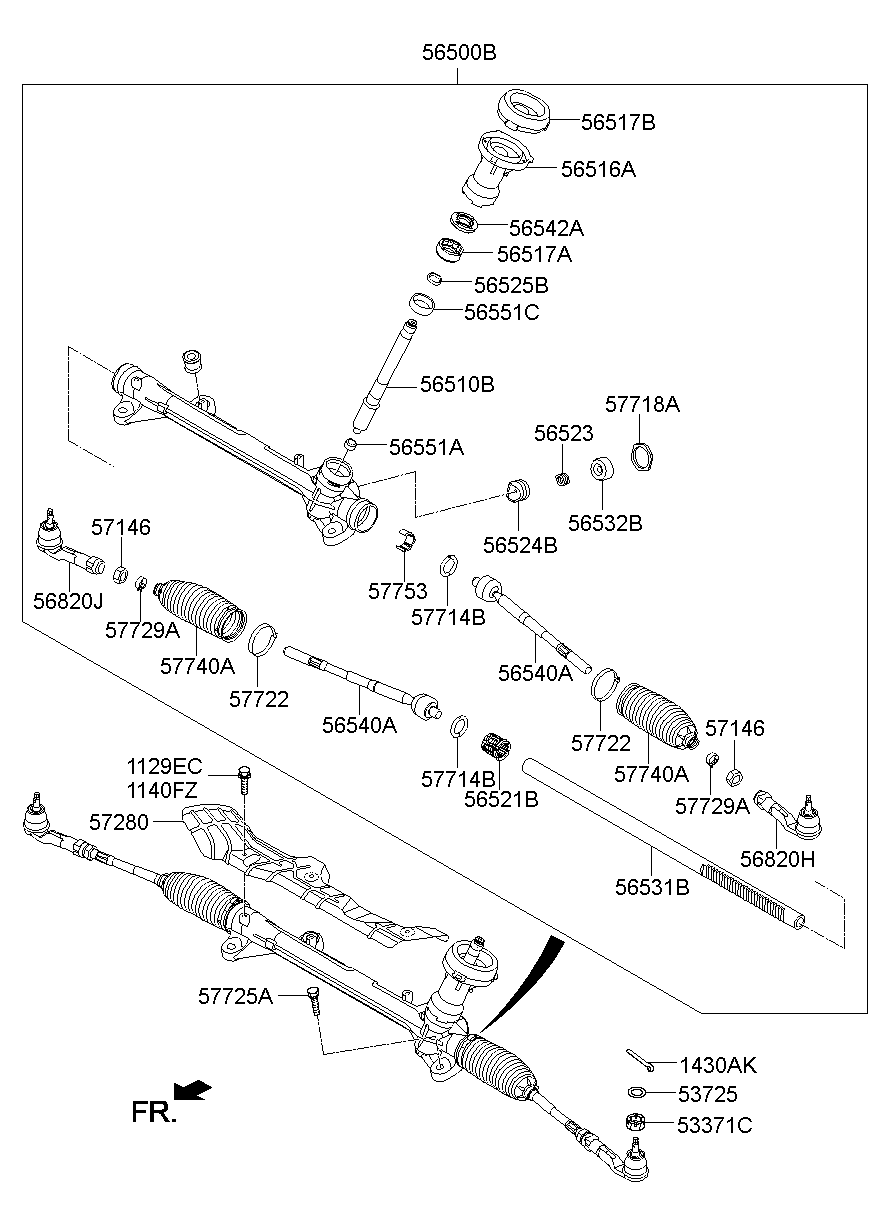 Power Steering Gear Box