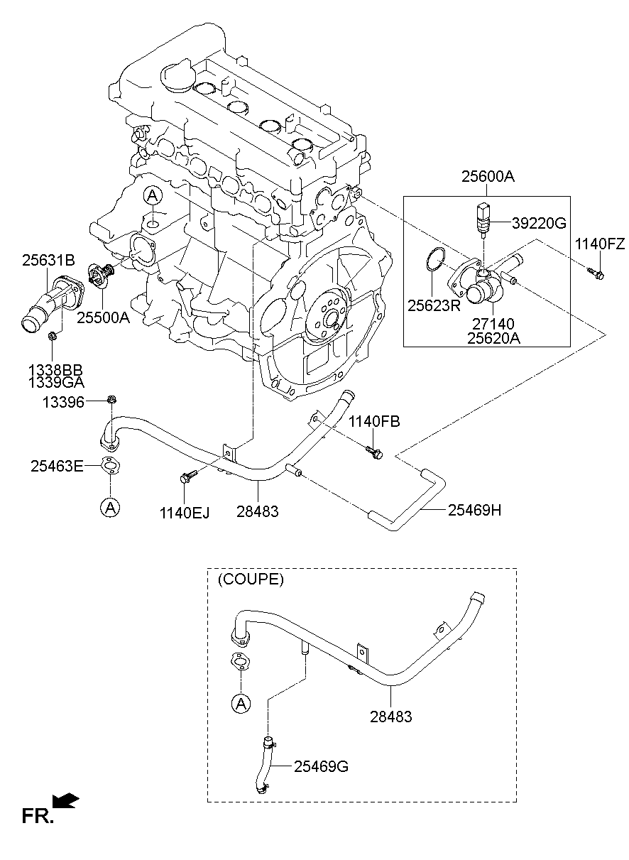 Coolant Pipe & Hose