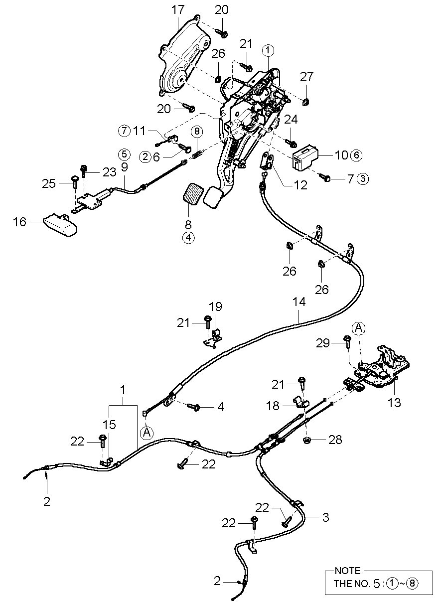 938303F000 Switch AssyParking Brake Kia YoshiParts