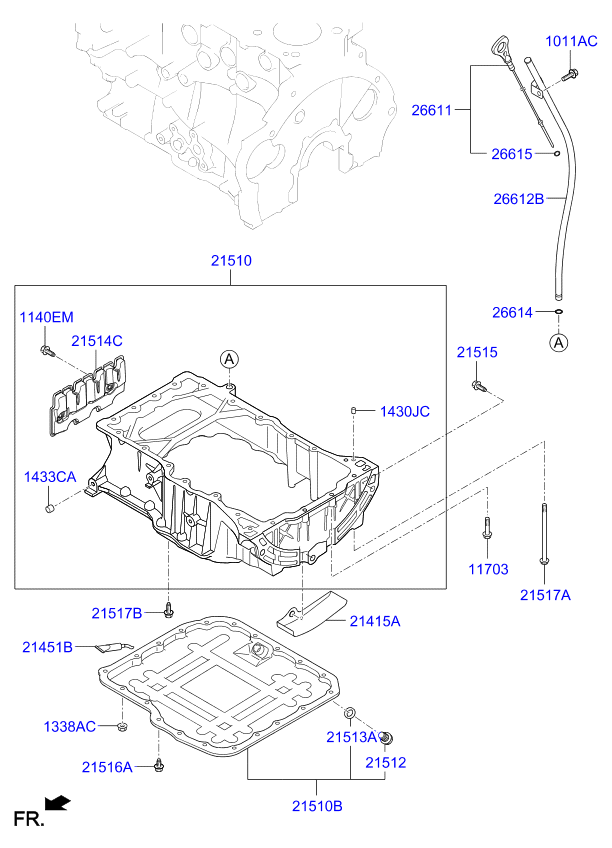 Belt Cover Oil Pan