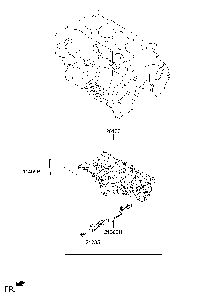 Front Case Oil Filter