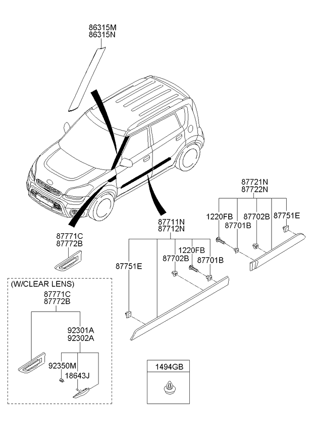 Body Side Moulding