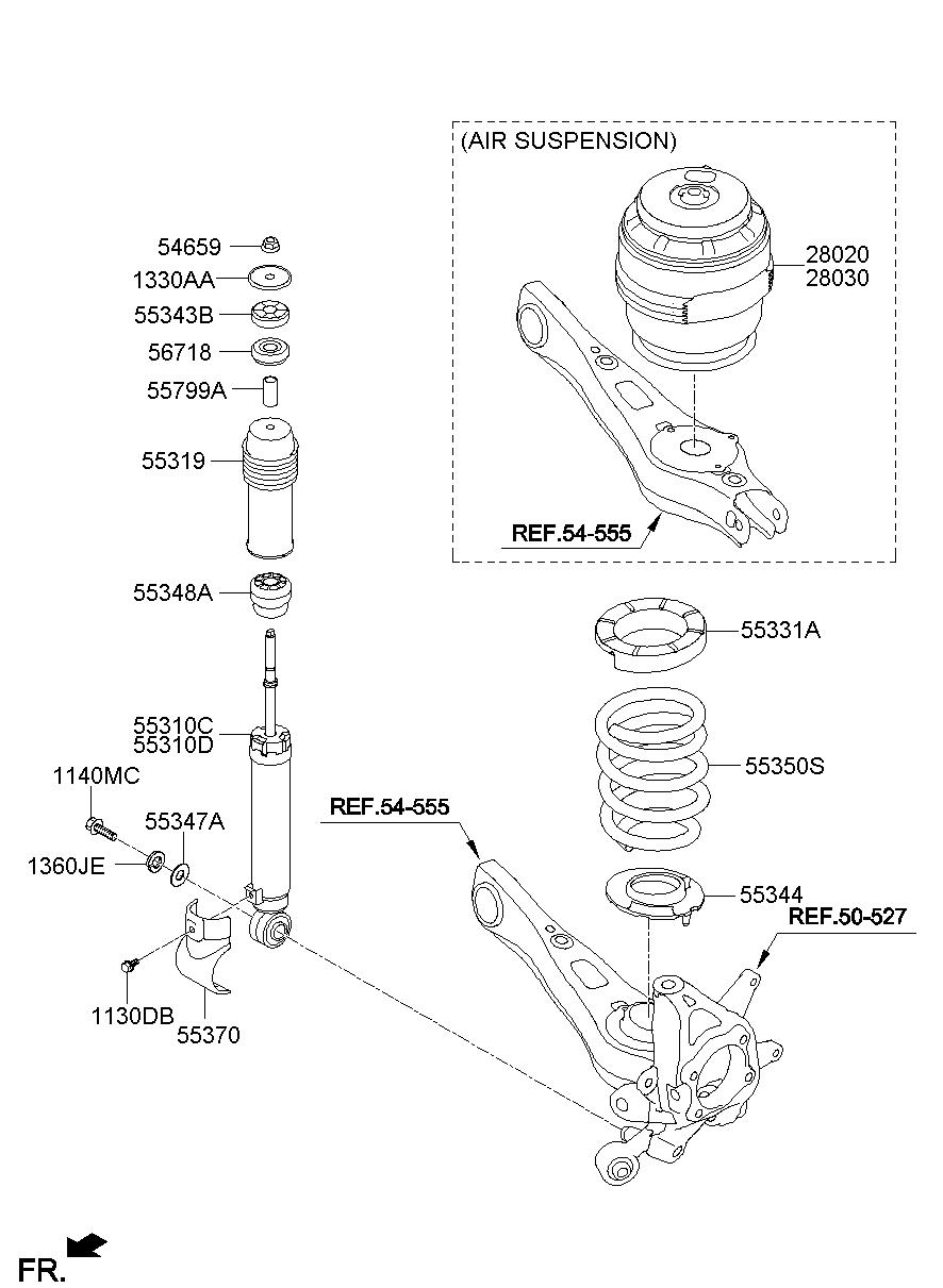 Rear Shock Absorber Spring