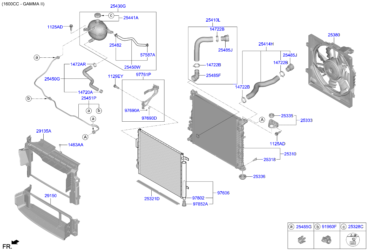 Sistema de enfriamiento del motor